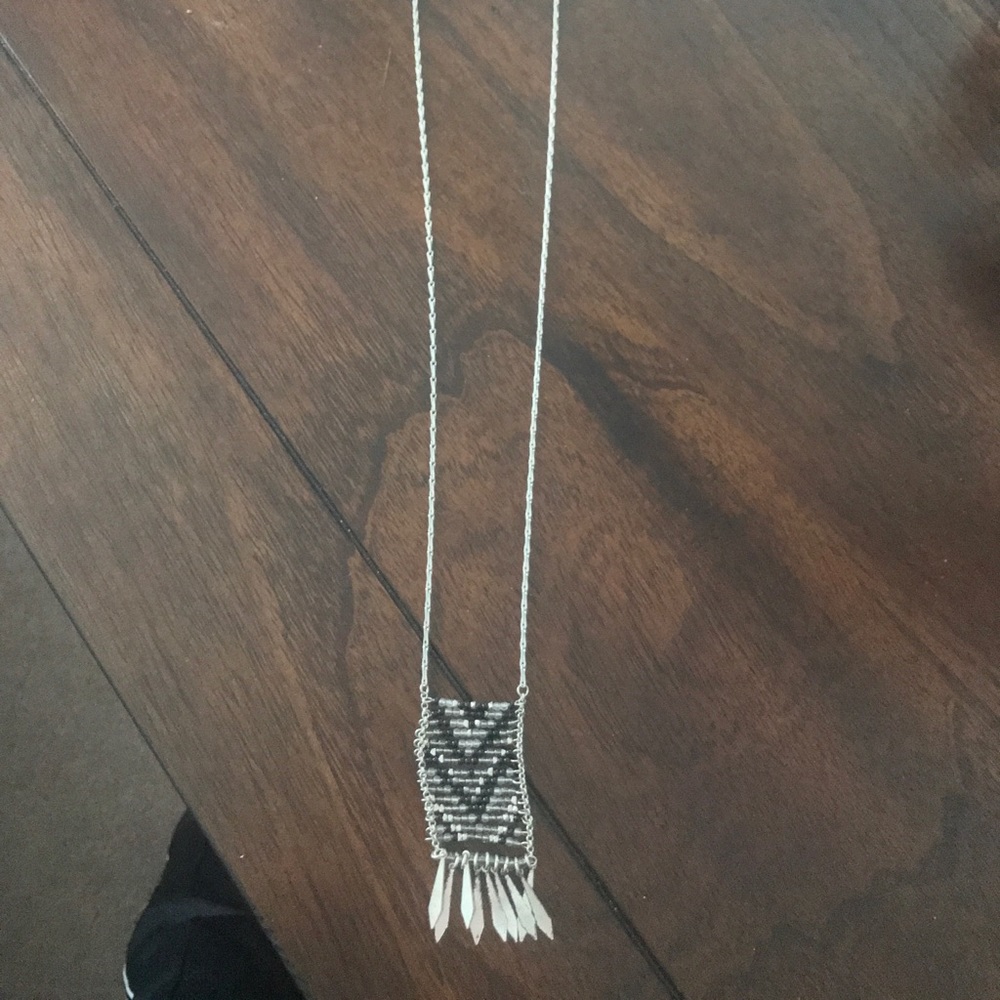 Vintage Beaded Necklace - long length